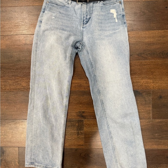 RTA Luxury Streetwear Brand Light Blue super Soft Distressed Jeans - Picture 1 of 9